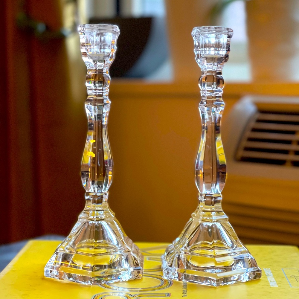 Tiffany & Co. Crystal Candlestick